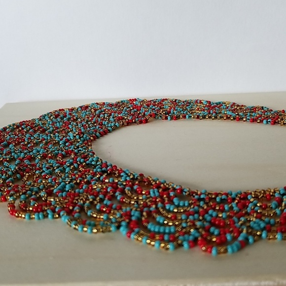 Handbeaded necklace - Picture 5 of 6